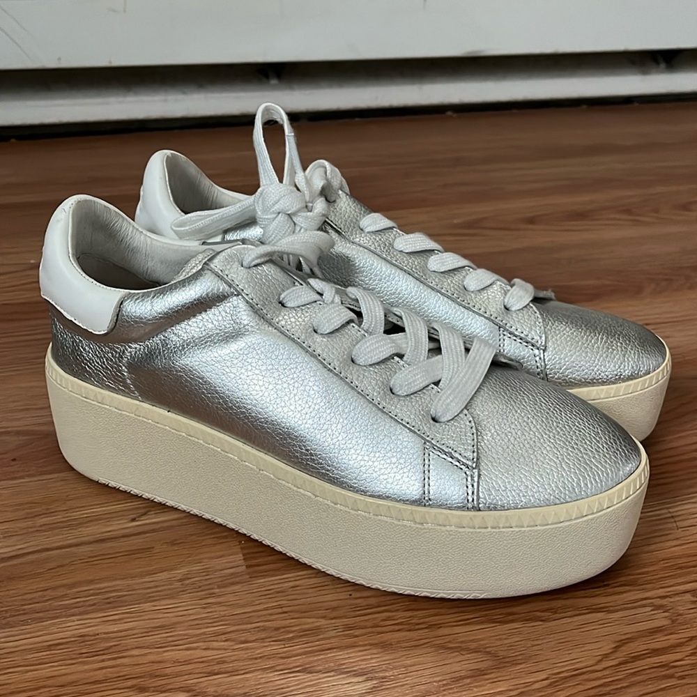 ASN Silver Platform Sneakers
